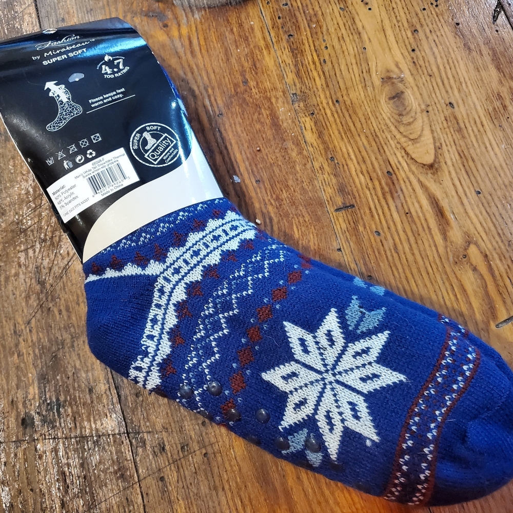 NWT Thermal knit slipper socks